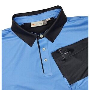 KJUS Superload Polo Shirt Size Medium (50) UPF 50+ Frost Creek CO Golf Logo